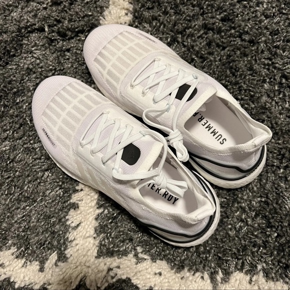 Adidas Ultraboost Summer.Rdy FY3473 White Black Athletic Running Shoe New in Box - Picture 5 of 7